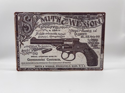 Blechschild smith wesson - blechschild, &