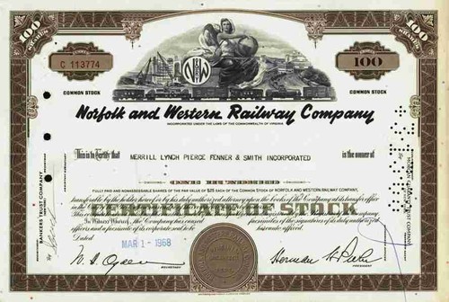 Norfolk and western railway - norfolk,
