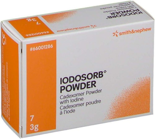 Smith nephew iodosorb pulver - &,