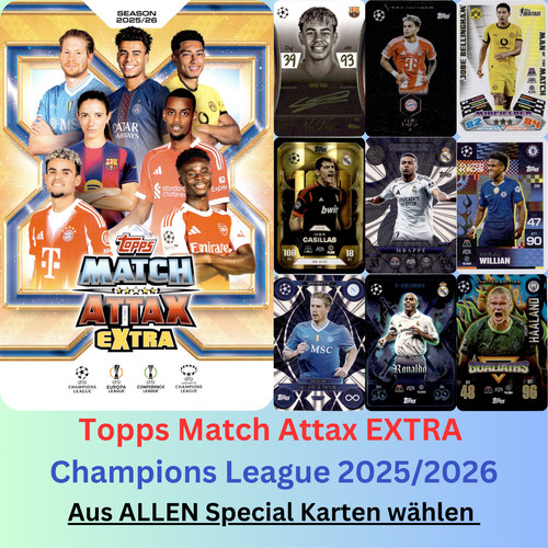 Topps match attax extra - attax, 25/26
